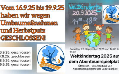 Infos vom Abenteuerspielplatz