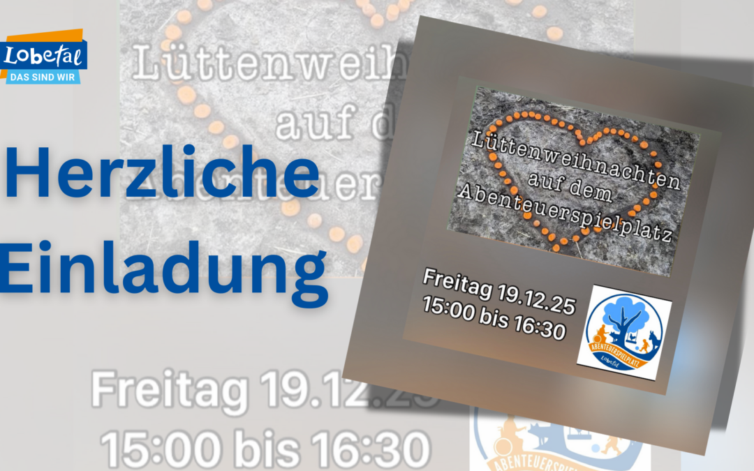 Herzliche Einladung zu Lüttenweihnachten