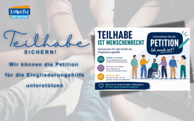 Teilhabe sichern – Petition zur Eingliederungshilfe unterstützen